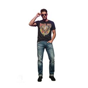 Buffalo David Bitton Mens 36x30 Six-Slim Straight Blue Denim Jeans (W0513)